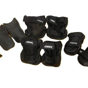 DBX Youth Protective PADS 8pcs Knee Elbow Wrist Shin Kids MEDIUM Skate Bike